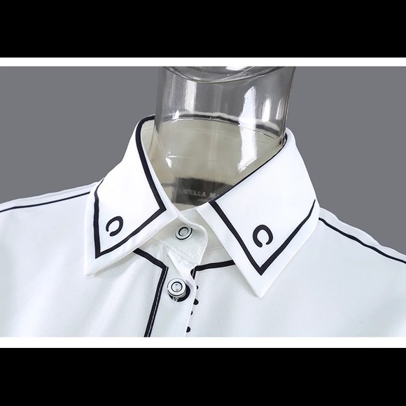 Black & White Button-Up - Picture 5 of 14